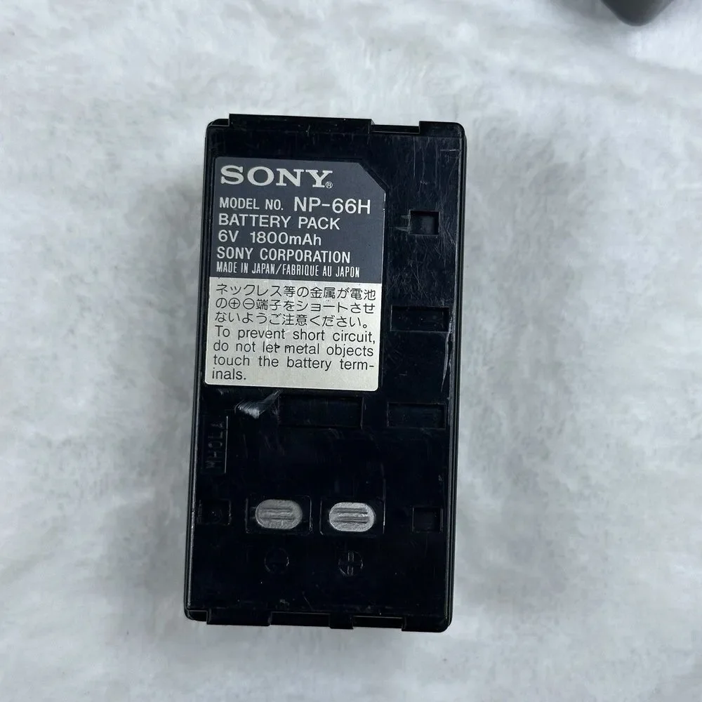 Sony Handycam Video 8 AC-V60 Power Adapter Charger & Np 68 Battery Tested